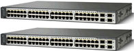 Fast Ethernet Network Switch , Poe Internet Switch WS-C3750V2-48PS-S 64 MB DRAM