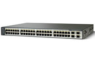 Managed 48 Port Gigabit Ethernet Switch Layer 3 Cisco Original Switch WS-C3750V2-48TS-S