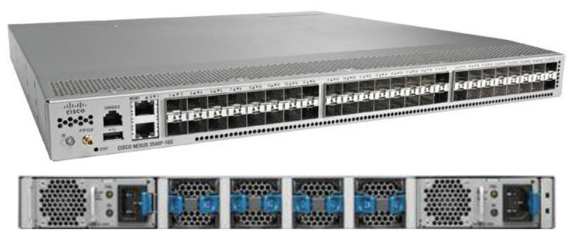 176Gbps Capacity Cisco Nexus Switches 3000 Series 48 Ports SFP+ N3K-C3548P-10GX